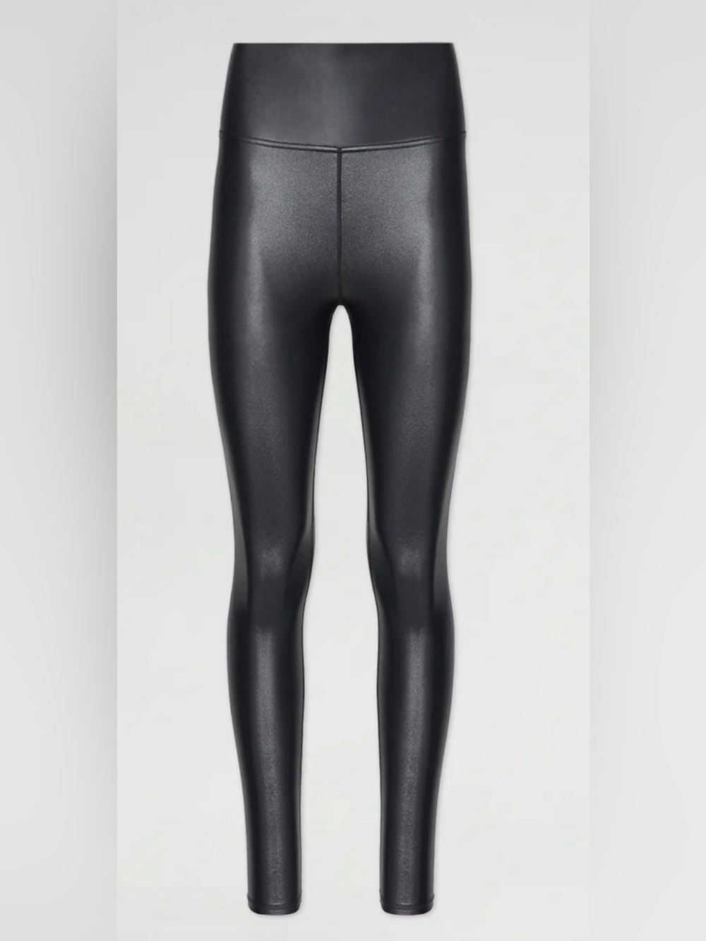 Carbon38 Shiny Black Performance Leggings Full Length Size S